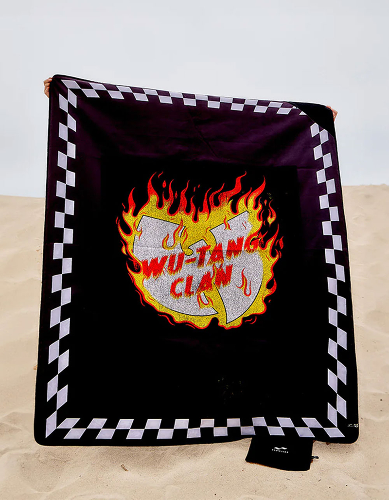 SLOWTIDE x Wu-Tang Clan Blocks On Fire Picnic Blanket image number 1
