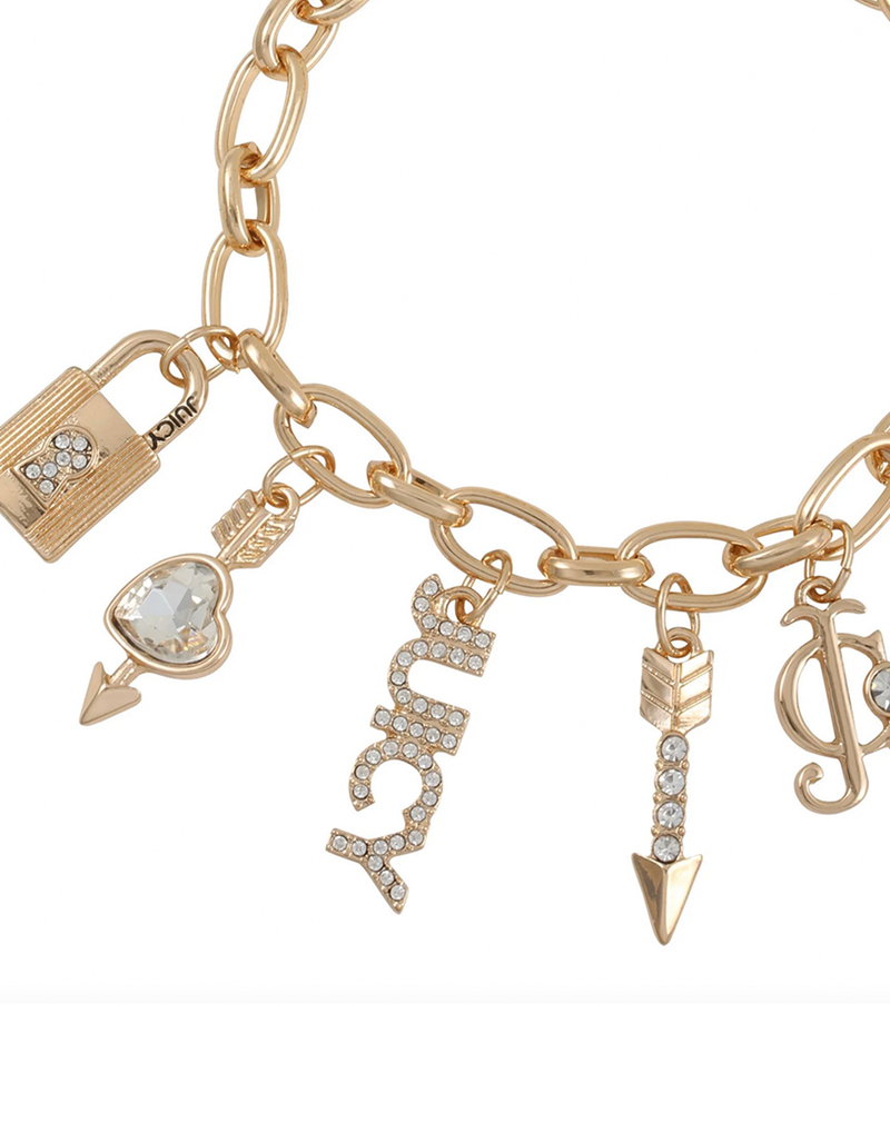 JUICY COUTURE Lock And Key Toggle Charm Bracelet image number 1