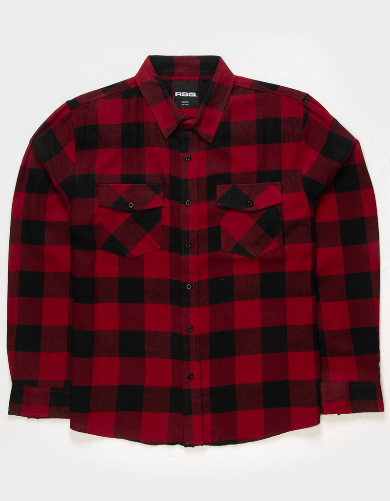 RSQ Mens Plaid Flannel image number 0