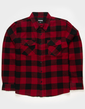 RSQ Mens Plaid Flannel Primary Image