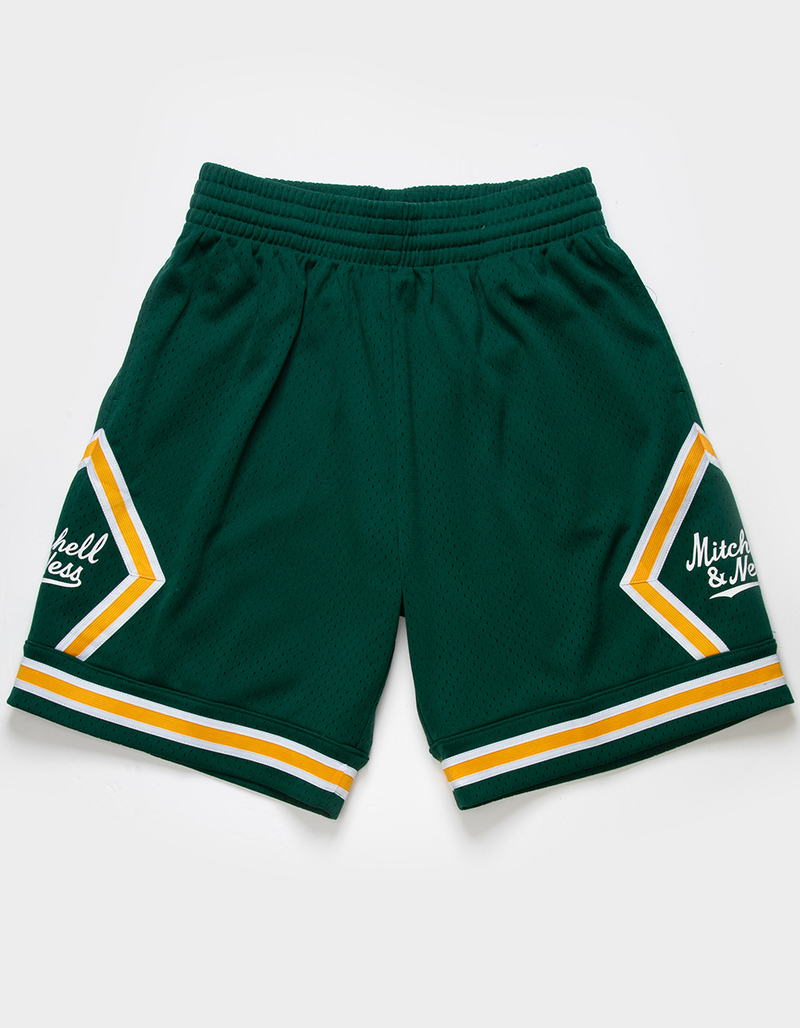 MITCHELL & NESS Branded Diamond Script Mens Shorts image number 0