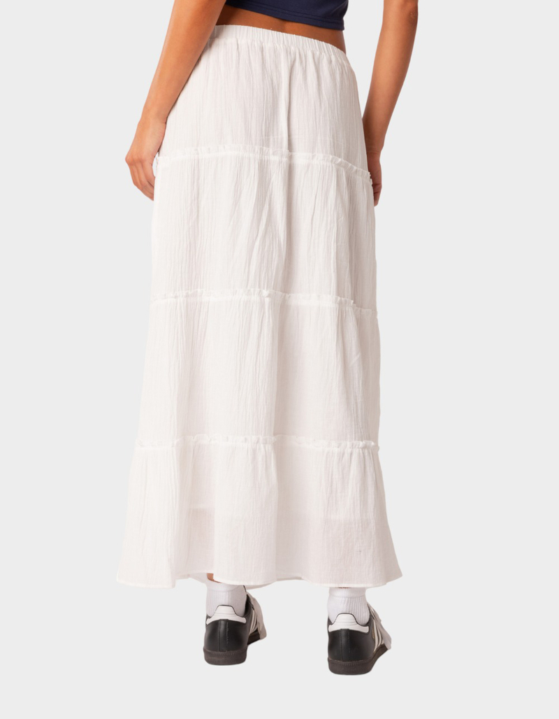 EDIKTED Charlotte Tiered Womens Maxi Skirt image number 4