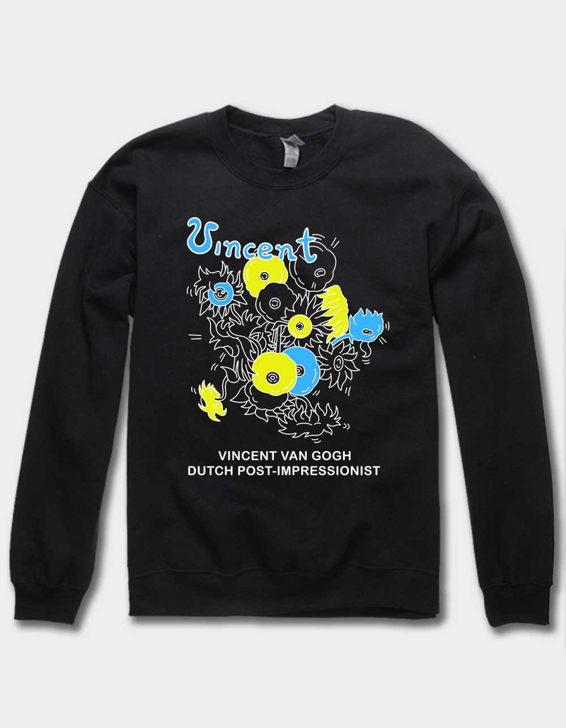 VAN GOGH Flowers Unisex Crewneck Sweatshirt image number 0