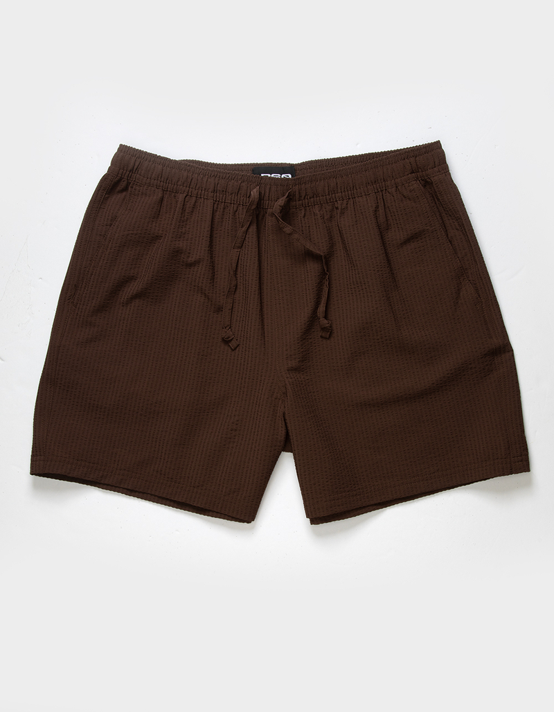 RSQ Mens Seersucker 5" Pull On Shorts image number 1