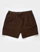 RSQ Mens Seersucker 5" Pull On Shorts image number 2