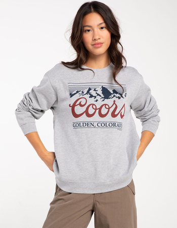 BREW CITY Coors Womens Crewneck Sweatshirt