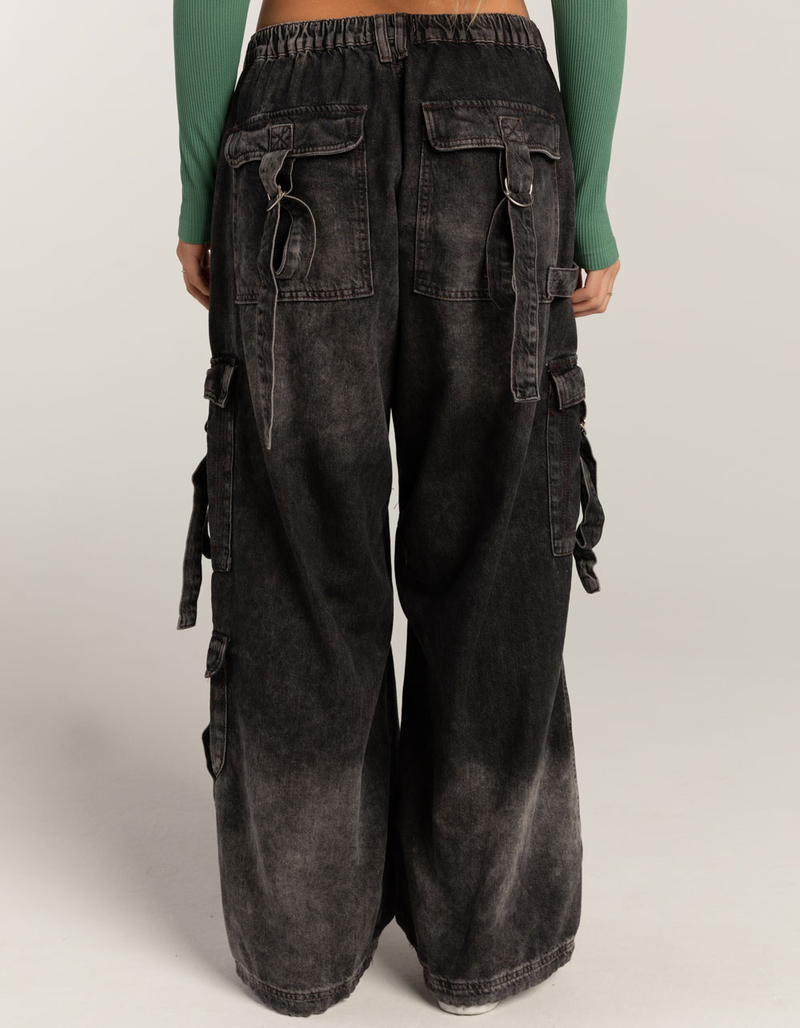 BDG Urban Outfitters Denim Strappy Womens Cargo Pants image number 3