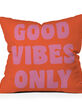 DENY DESIGNS June Joural Good Vibes 16" x 16" Pillow image number 1