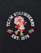 STRAWBERRY SHORTCAKE Team Strawberry Distressed Unisex Kids Tee image number 2