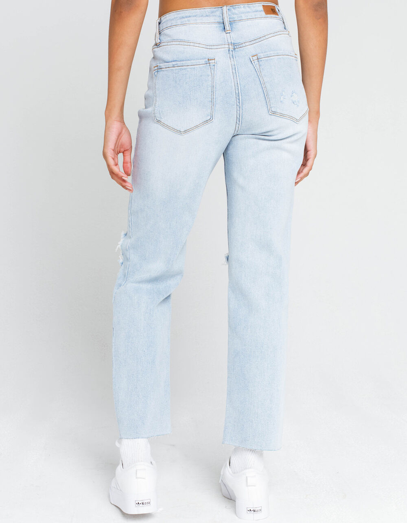 RSQ High Rise Womens Straight Leg Jeans image number 4