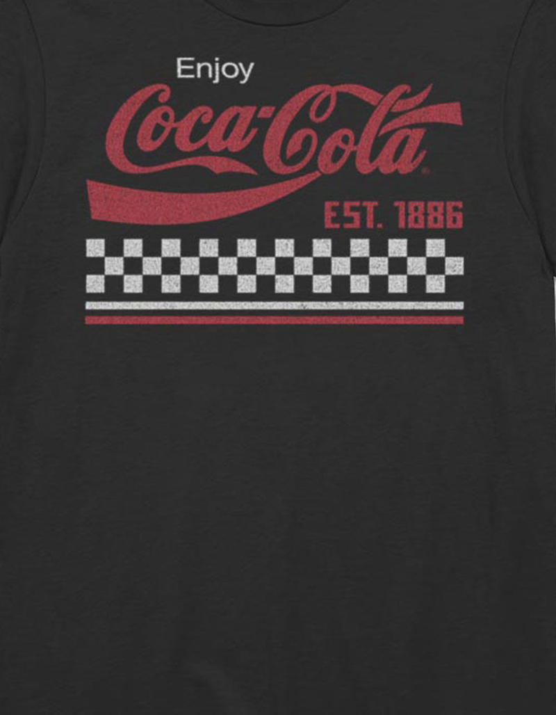 COCA-COLA Coke Checker Stripe Unisex Tee image number 1