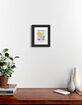 DENY DESIGNS Ayeyokp Sun And Leaves Matisse Pastel Series 04 11" x 14" Framed Art Print image number 2