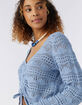 O'NEILL Harbor Womens Open Knit Cinch Sweater image number 2