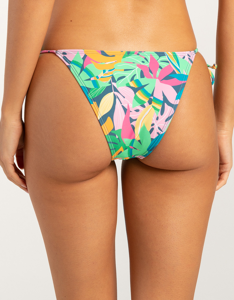 FULL TILT Tropical Tie Side Skimpy Bikini Bottoms image number 3