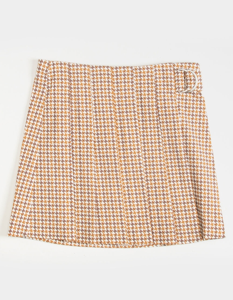 RSQ Houndstooth Girls Wrap Skirt image number 1