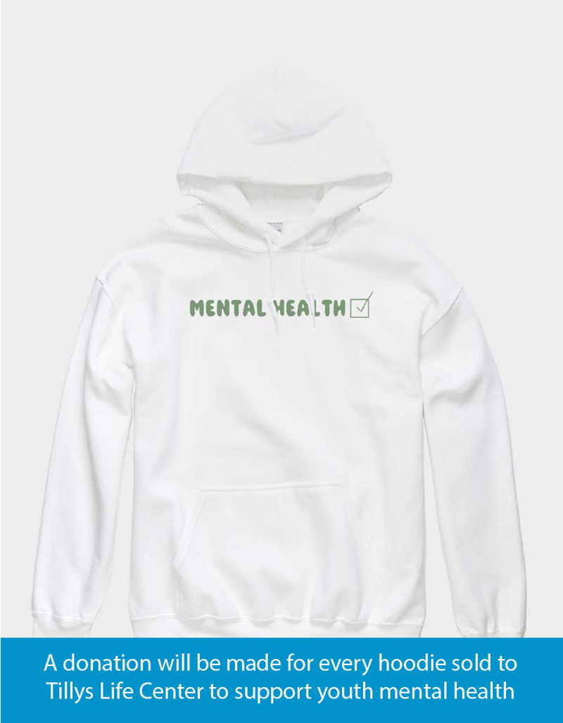 TLC x Mental Health Month Health Check Unisex Hoodie image number 0