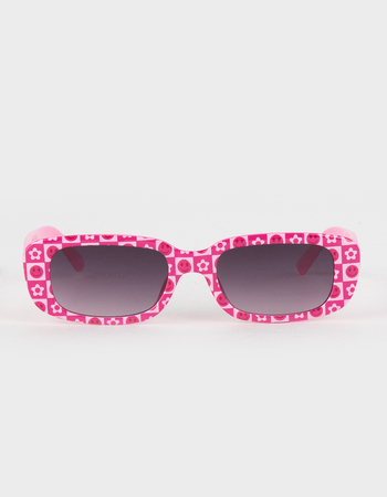 FULL TILT Printed Rectangle Sunglasses