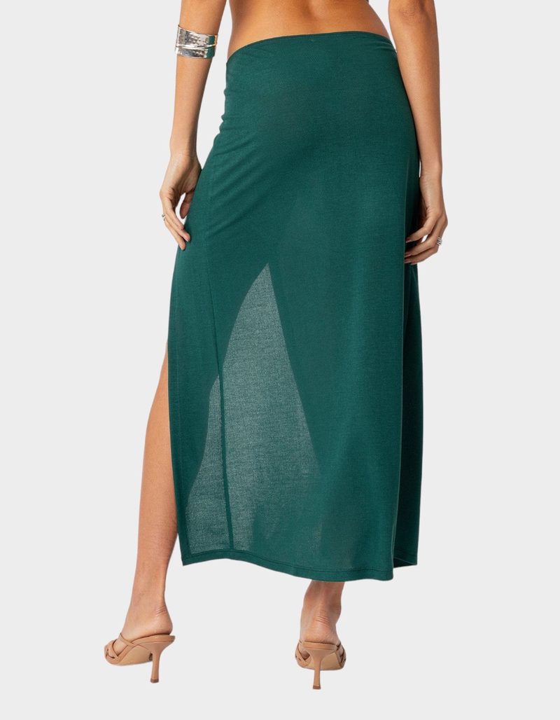 EDIKTED Nyssa Wrap Midi Skirt image number 3
