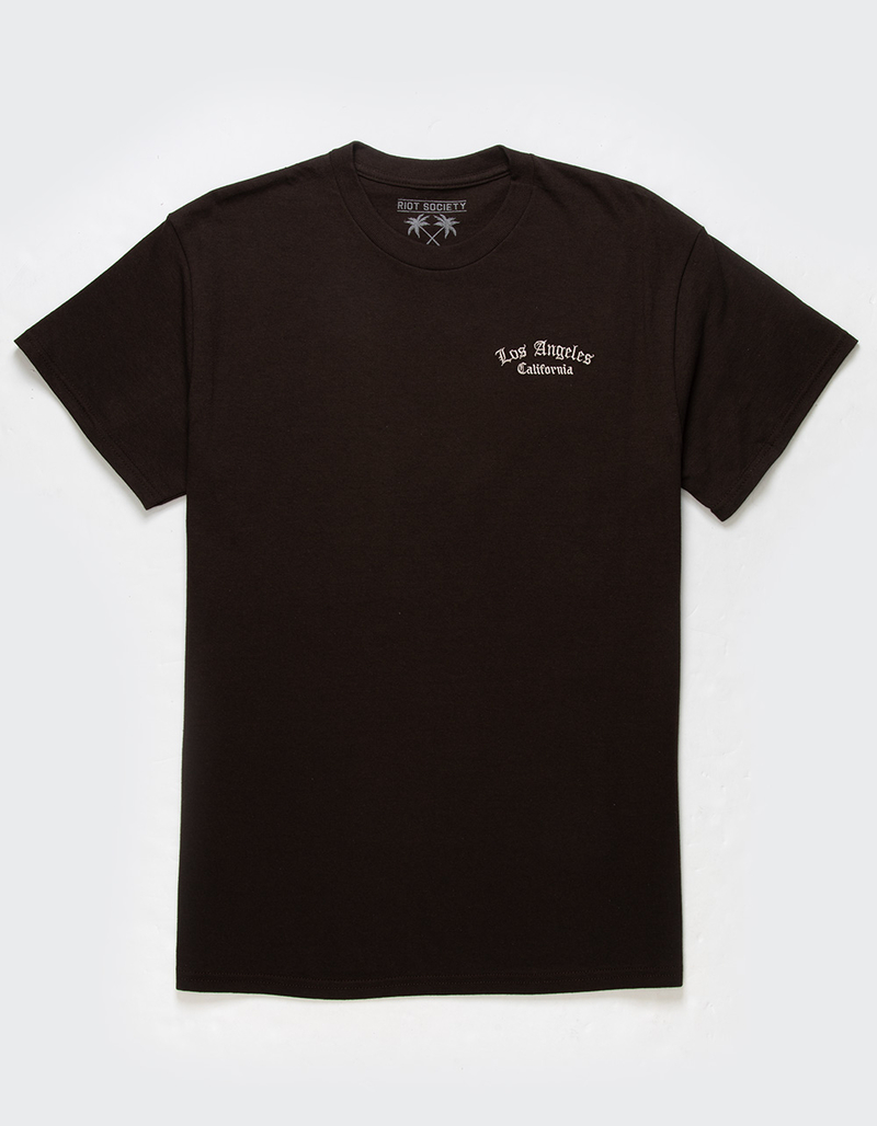 RIOT SOCIETY Los Angeles Embroidered Mens Tee image number 0