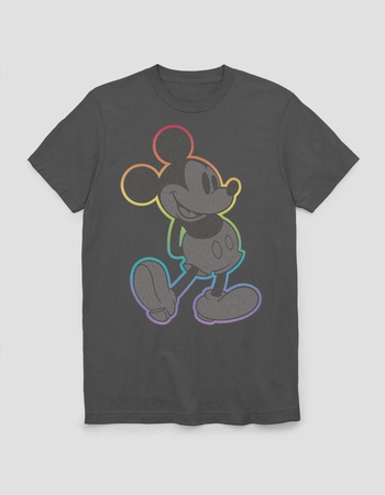 DISNEY Mickey Rainbow Outline Unisex Tee