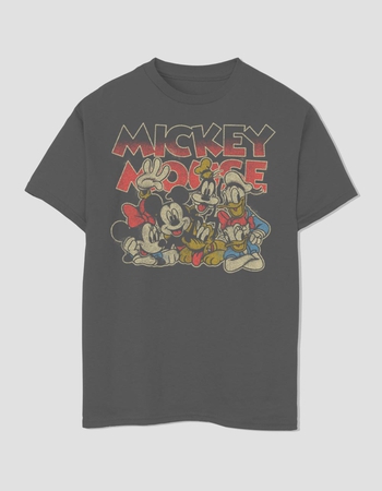 DISNEY Vintage Mickey Crew Unisex Kids Tee
