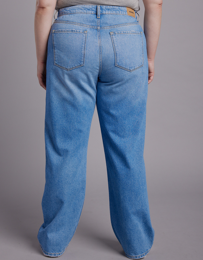 RSQ Womens High Rise Straight Leg Jeans image number 8