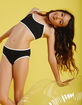 DAMSEL Rib Girls Bralette Bikini Set image number 4