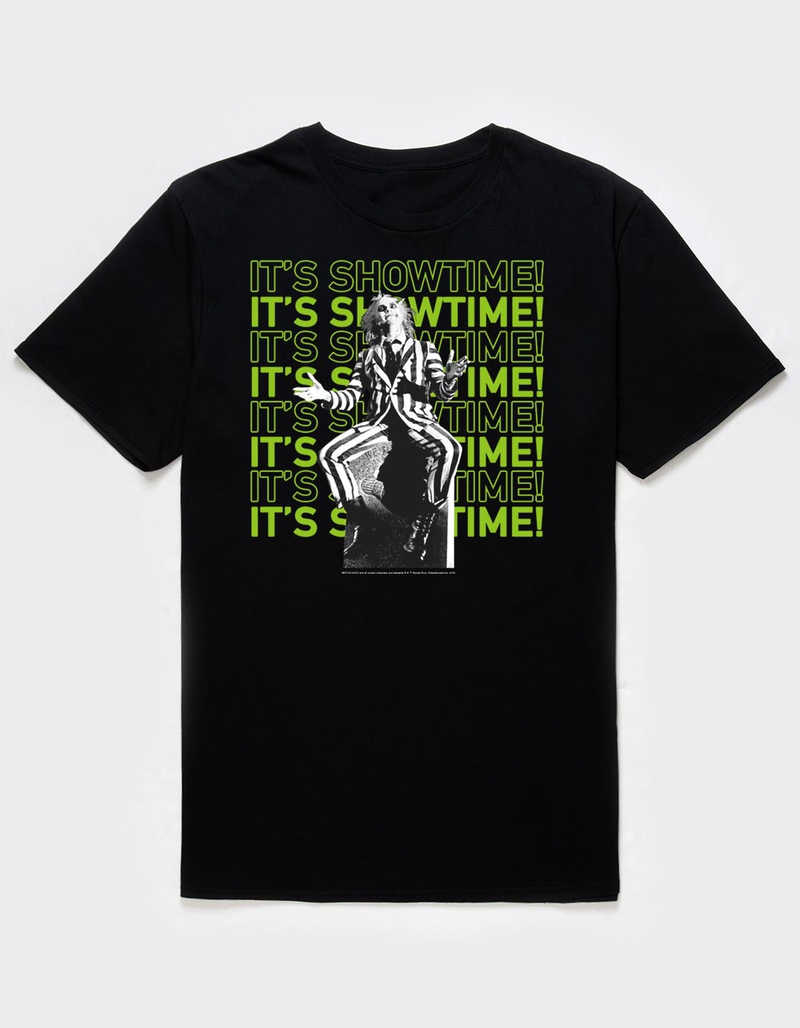 BEETLEJUICE It's Showtime Repeat Unisex Tee image number 0