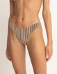 RHYTHM Terry Sands Stripe High Leg Bikini Bottoms image number 2