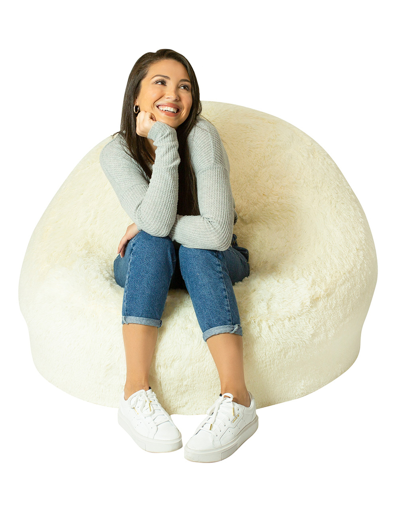 AIRCANDY Mongolian Faux Fur Inflatable Chair image number 4