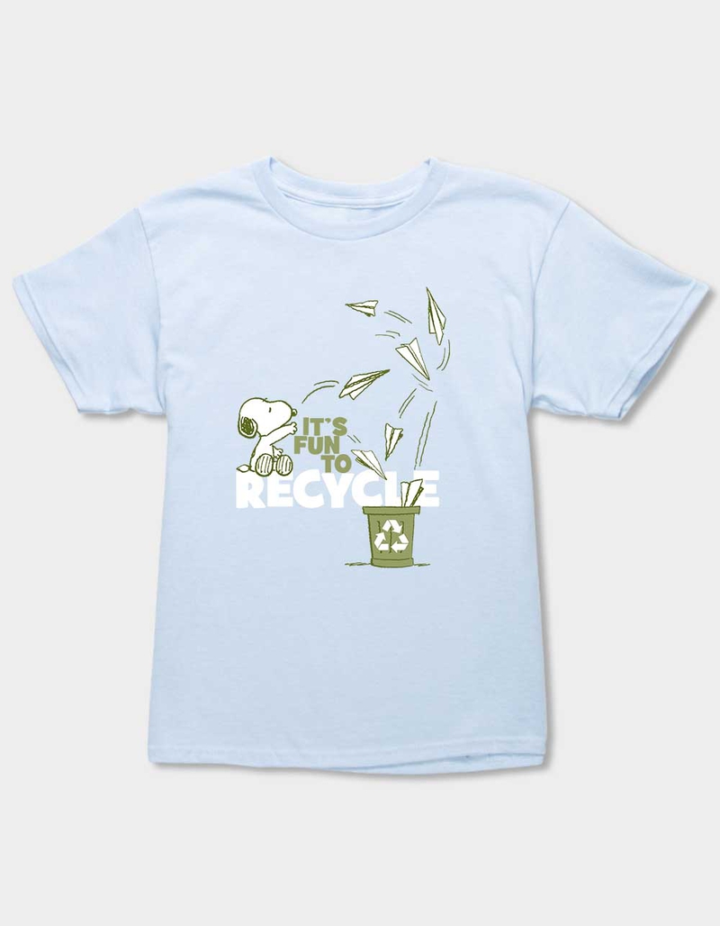 PEANUTS Fun To Recycle Unisex Kids Tee image number 0