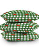 DENY DESIGNS Adrianne Tomato Gingham 16"x16" Pillow image number 3