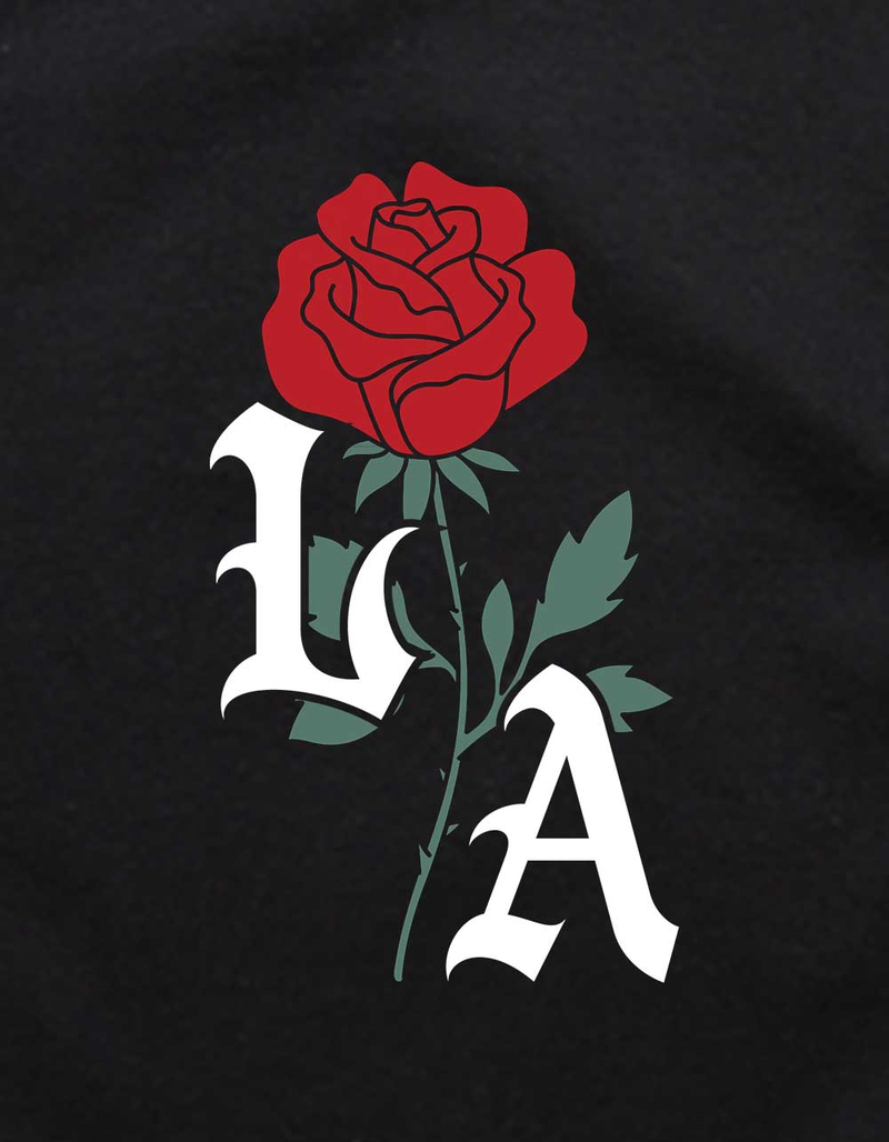 LOS ANGELES Rose LA Unisex Crewneck Sweatshirt image number 1
