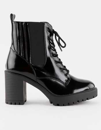 MIA Daryl Lace Up Heel Womens Boots