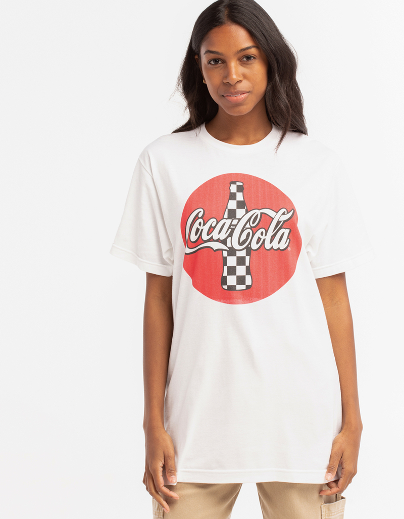 COCA-COLA Checkered Bottle Unisex Tee image number 0