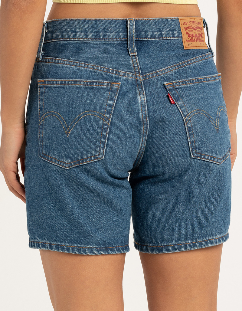 LEVI'S 501 Mid Thigh Womens Denim Shorts - Oxnard Choice image number 3