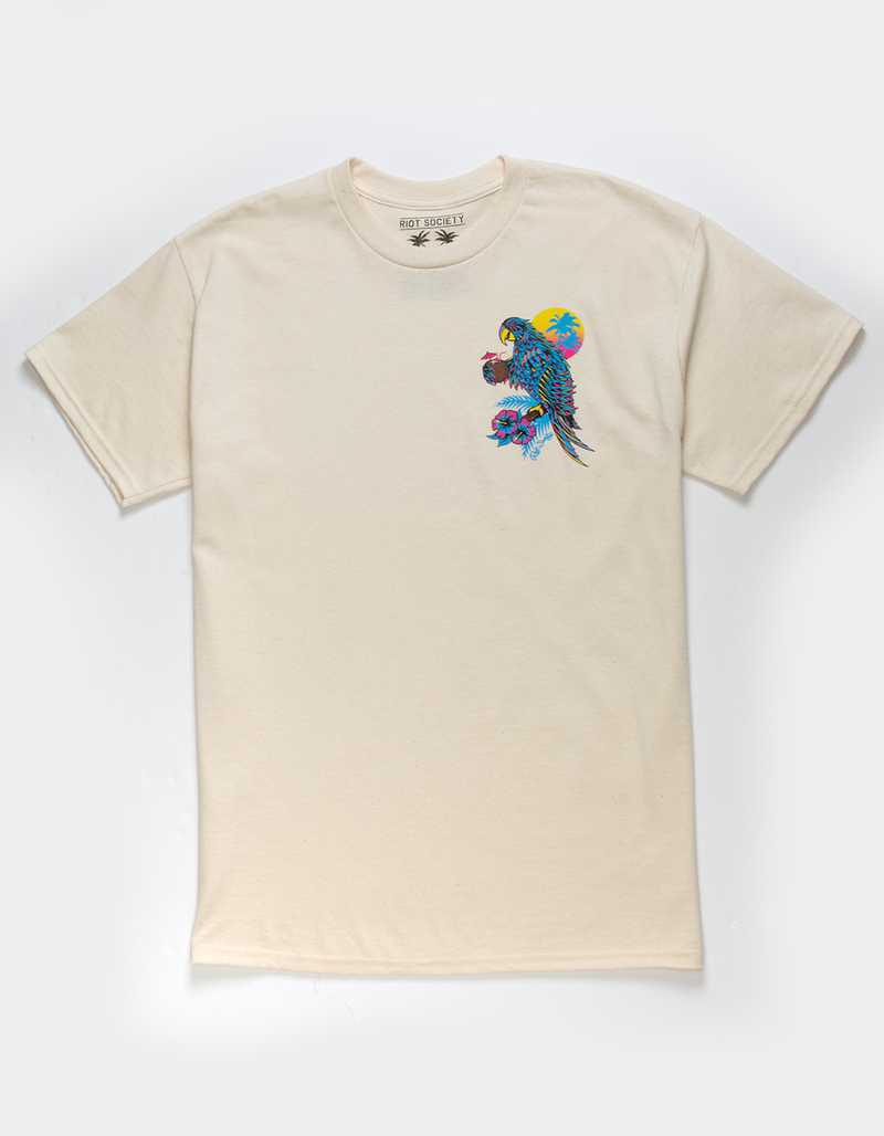 RIOT SOCIETY Parrot Paradise Mens Tee image number 0