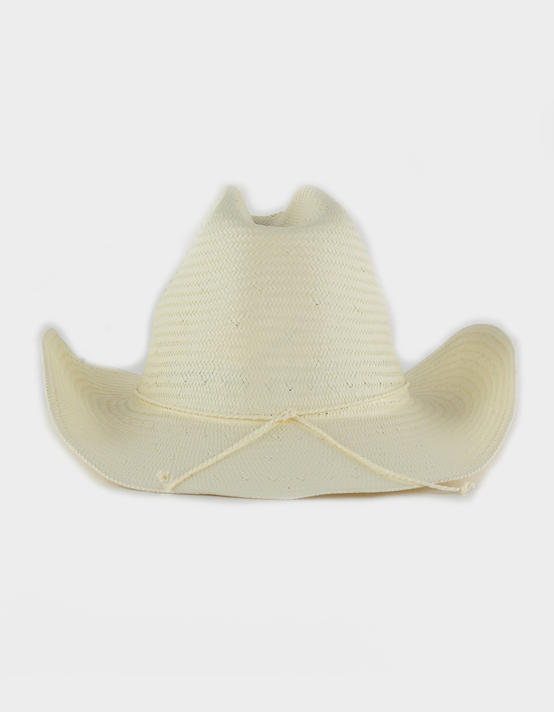 Straw Braid Trim Womens Cowboy Hat image number 2
