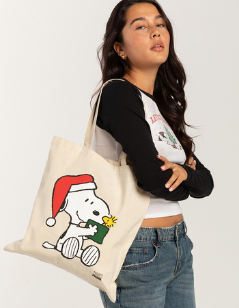 RSQ x Peanuts Holiday Gift-Giving Tote Bag Alternative Image
