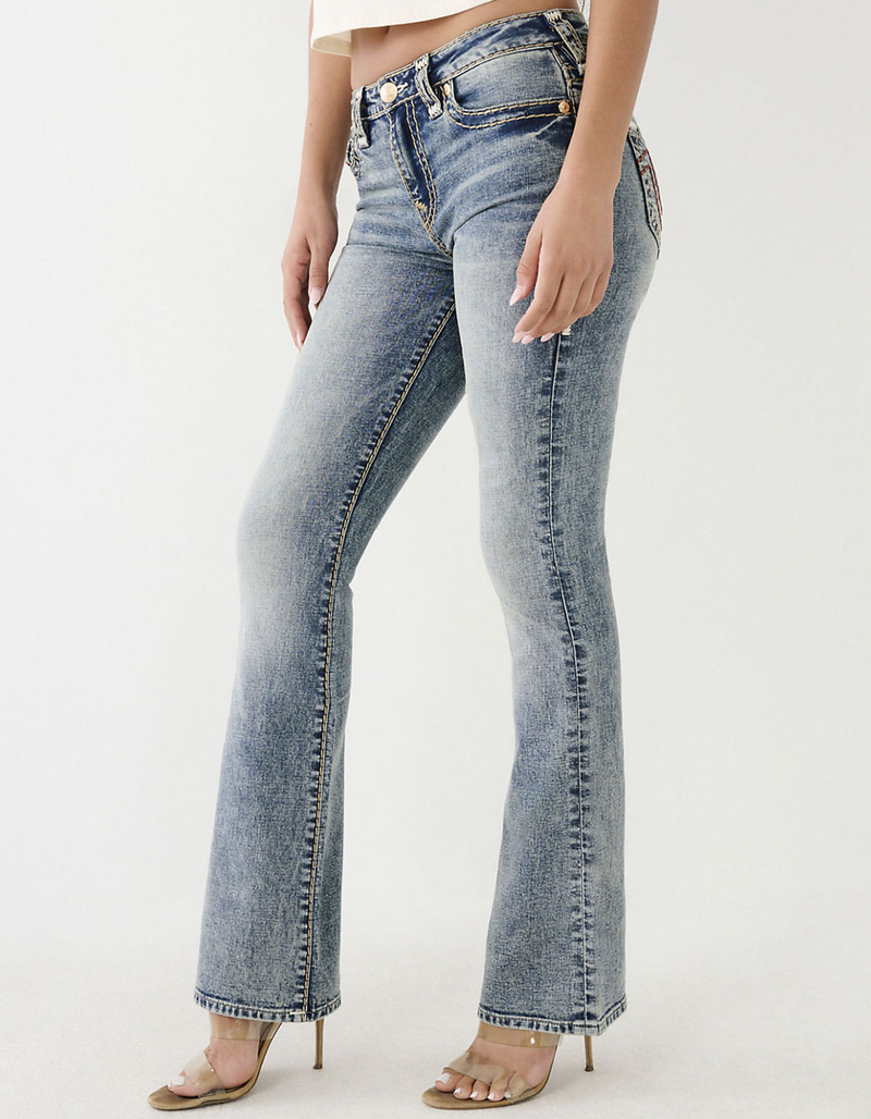 TRUE RELIGION Becca Super T Stitch Womens Bootcut Jeans image number 2