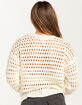 FULL TILT Essentials Open Knit Womens Pullover Sweater image number 4