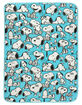 PEANUTS Snoopy Face Polar Fleece Throw Blanket image number 1