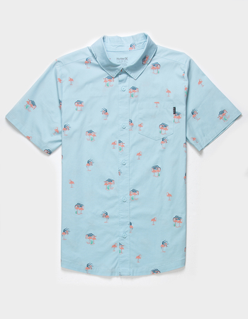 HURLEY Swami Stretch Boys Button Up Shirt