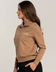 FULL TILT Texas Quarter Zip Womens Sweatshirt image number 2