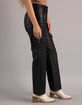 WEST OF MELROSE Faux Leather Womens Cargo Pants image number 3