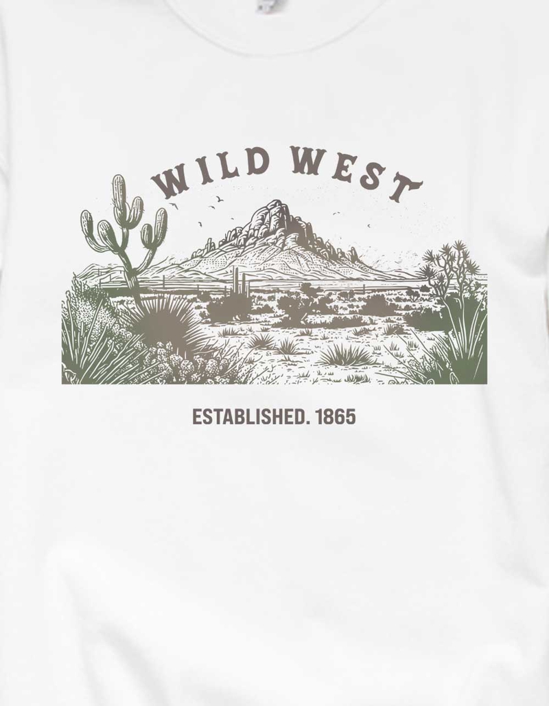 DESERT Wild West Landscape Unisex Crewneck Sweatshirt image number 1