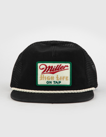AMERICAN NEEDLE Miller High Life Wyatt Mens Trucker Hat
