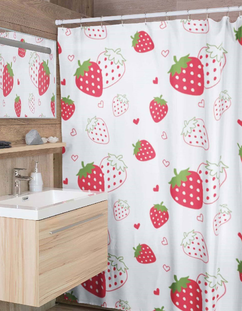 Strawberry Shower Curtain image number 2