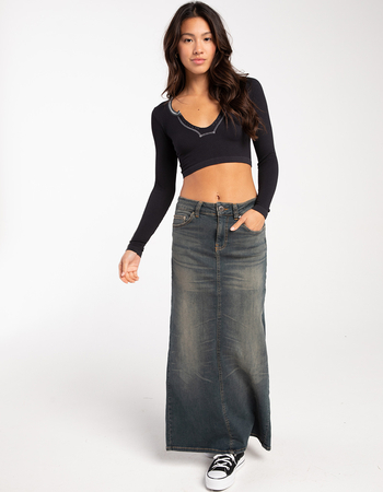 BDG Urban Outfitters Five Pocket Denim Womens Midi Skirt