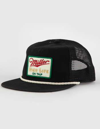 AMERICAN NEEDLE Miller High Life Wyatt Mens Trucker Hat